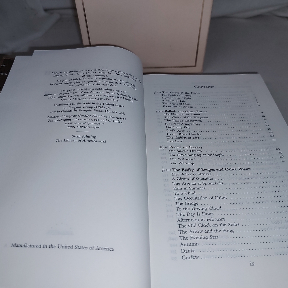 Henry Wadsworth Longfellow Poems & Other Writings The Library of America 2000 6t - Picture 4 of 8